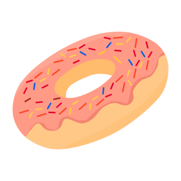 donut różowy